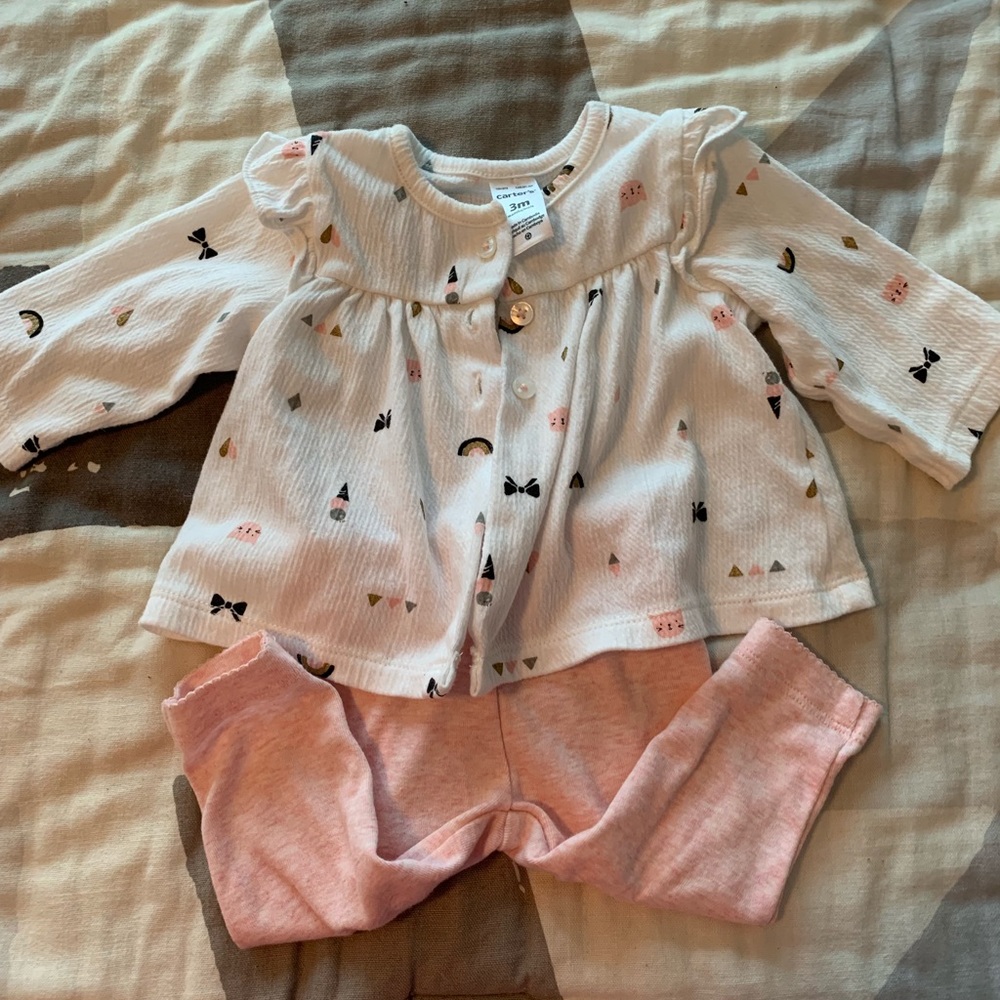 Baby Girl Tunic and Leggings Set